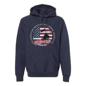 Celebrating Service Honoring Sacrifice Patriot Premium Hoodie