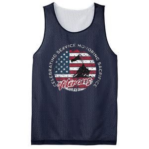 Celebrating Service Honoring Sacrifice Patriot Mesh Reversible Basketball Jersey Tank