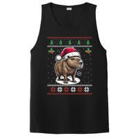 Capybara Santa Hat Ugly Christmas Sweater Xmas PosiCharge Competitor Tank