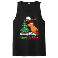 Capybara Santa Hat Xmas Tree Lights Merry Christmas Capybara PosiCharge Competitor Tank