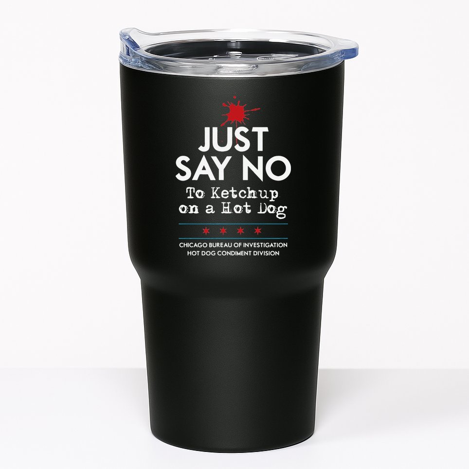 Chicago Style Hot Dog No Ketchup Tumbler