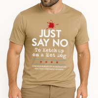 Chicago Style Hot Dog No Ketchup Cooling Performance Crew T-Shirt