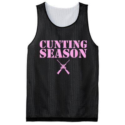 Cunting Season Hunting Counting Season Funny Mesh Reversible Basketball Jersey Tank