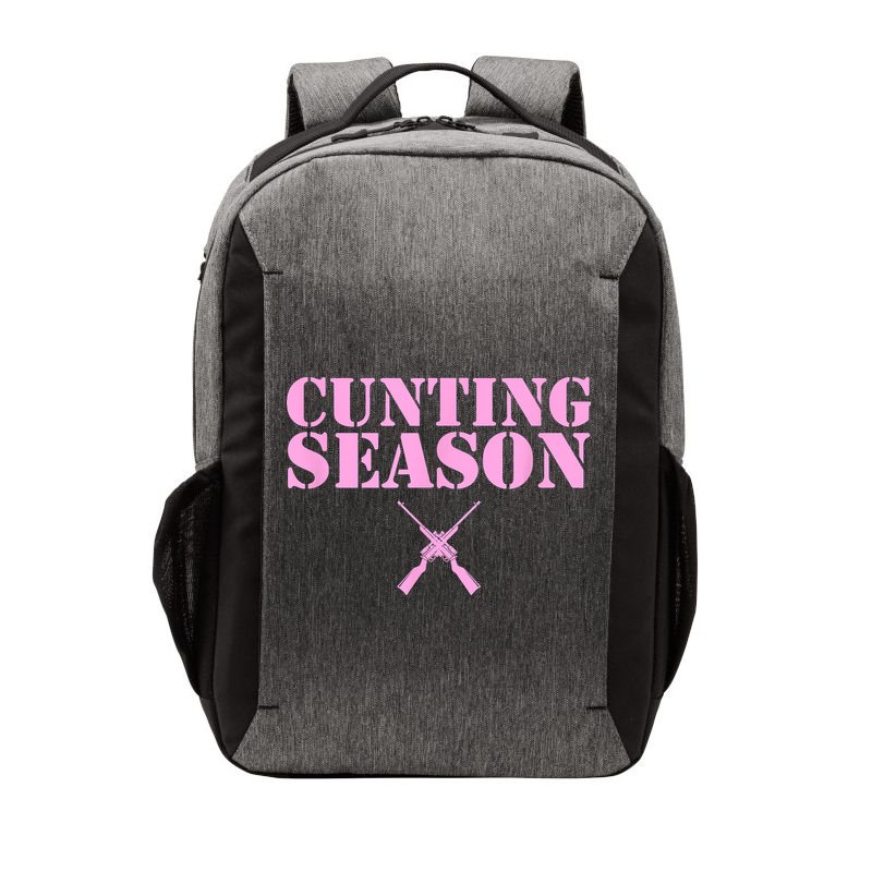 Cunting Season Hunting Counting Season Funny Vector Backpack