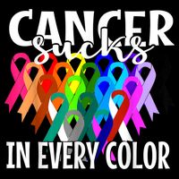 Cancer Sucks In Every Color Fighter Fight The Cancer Performance Shirt