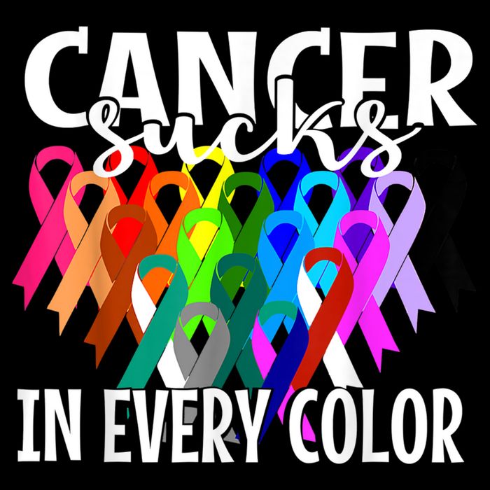Cancer Sucks In Every Color Fighter Fight The Cancer Performance Shirt