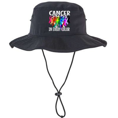Cancer Sucks In Every Color Fighter Fight The Cancer Bucket Hat
