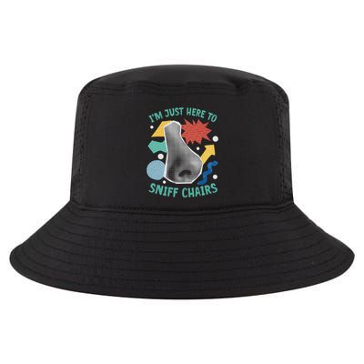 Chair Sniffer IM Just Here To Sniff Chairs Meme Humor Cool Comfort Performance Bucket Hat
