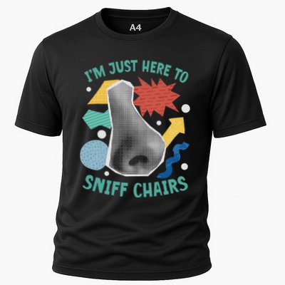 Chair Sniffer IM Just Here To Sniff Chairs Meme Humor Performance Shirt