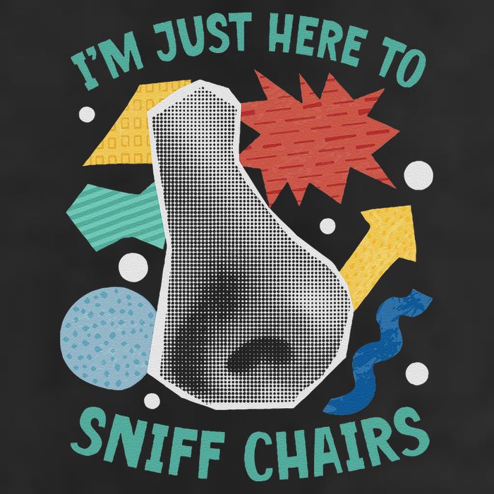 Chair Sniffer IM Just Here To Sniff Chairs Meme Humor 15oz Campfire Ceramic Mug