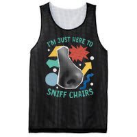 Chair Sniffer IM Just Here To Sniff Chairs Meme Humor Mesh Reversible Basketball Jersey Tank