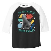 Chair Sniffer IM Just Here To Sniff Chairs Meme Humor Toddler Fine Jersey T-Shirt