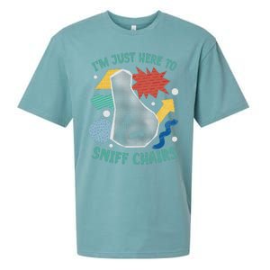 Chair Sniffer IM Just Here To Sniff Chairs Meme Humor Sueded Cloud Jersey T-Shirt