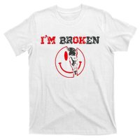 Confused Smile Im Broken Invisible Illness T-Shirt