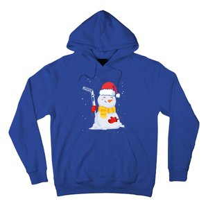 Christmas Snow Ice Hockey Player Funny Xmas Sports Cute Gift Hoodie