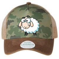 Cute Sheepp Illustration Adorable Sheepp Legacy Tie Dye Trucker Hat