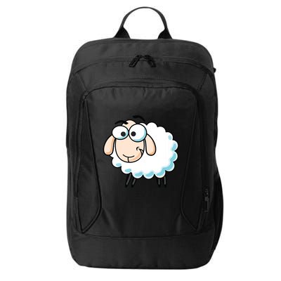 Cute Sheepp Illustration Adorable Sheepp City Backpack