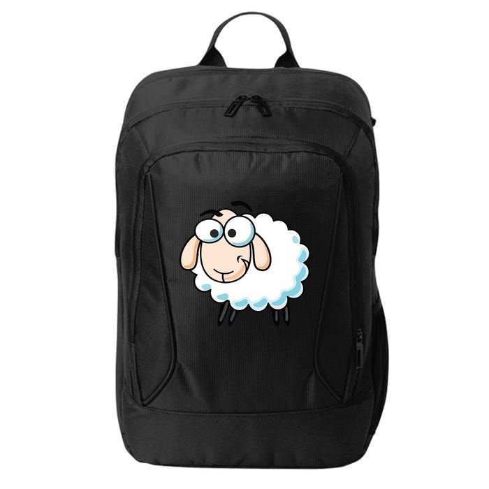 Cute Sheepp Illustration Adorable Sheepp City Backpack