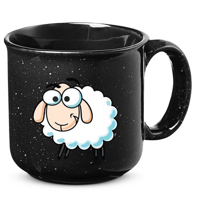 Cute Sheepp Illustration Adorable Sheepp 15oz Campfire Ceramic Mug