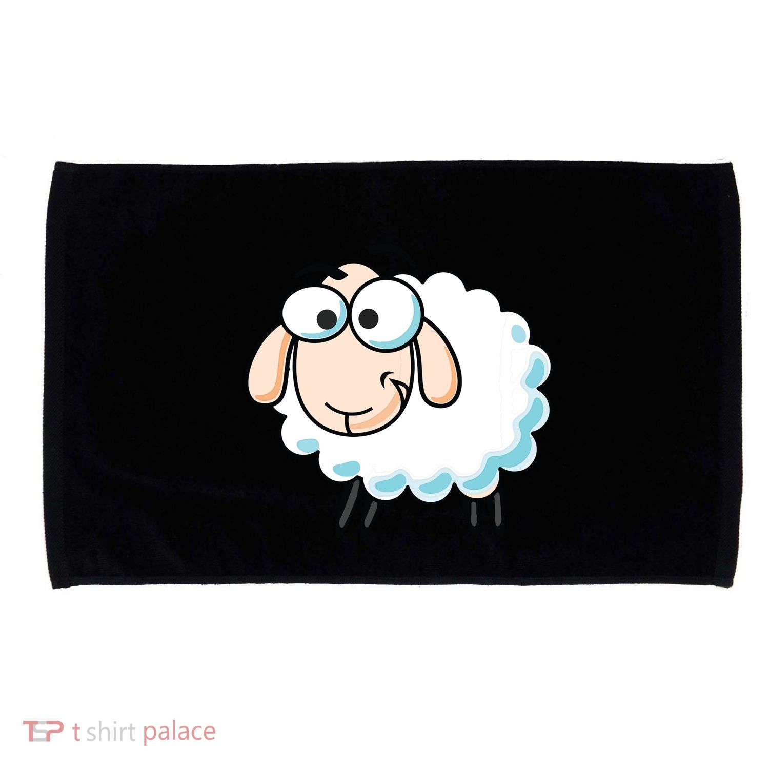 Cute Sheepp Illustration Adorable Sheepp Microfiber Hand Towel