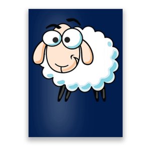 Cute Sheepp Illustration Adorable Sheepp Poster