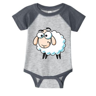 Cute Sheepp Illustration Adorable Sheepp Infant Baby Jersey Bodysuit