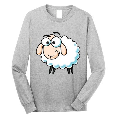 Cute Sheepp Illustration Adorable Sheepp Long Sleeve Shirt