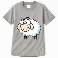 Cute Sheepp Illustration Adorable Sheepp Tall T-Shirt