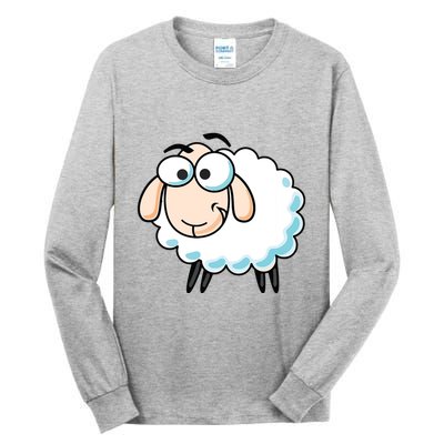 Cute Sheepp Illustration Adorable Sheepp Tall Long Sleeve T-Shirt