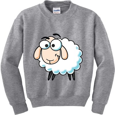 Cute Sheepp Illustration Adorable Sheepp Kids Sweatshirt