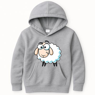 Cute Sheepp Illustration Adorable Sheepp Kids Hoodie