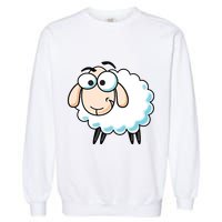 Cute Sheepp Illustration Adorable Sheepp Garment-Dyed Sweatshirt
