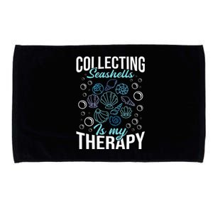 Collecting Seashells Is My Therapy Shelling Beachcomber Microfiber Hand Towel