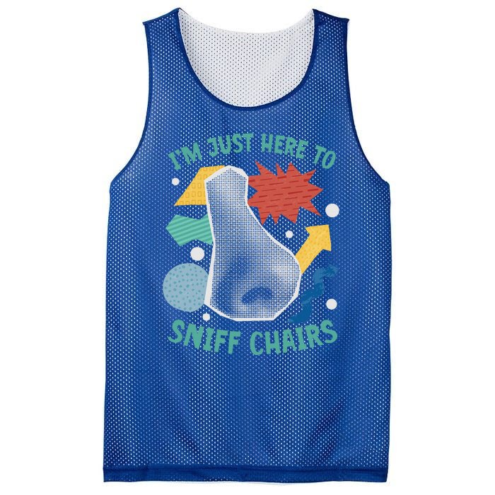 Chair Sniffer IM Just Here To Sniff Chairs Mesh Reversible Basketball Jersey Tank