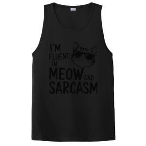 Cat Sarcasm Idea For A Cat Lady Or Cat Person PosiCharge Competitor Tank