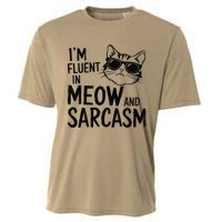 Cat Sarcasm Idea For A Cat Lady Or Cat Person Cooling Performance Crew T-Shirt