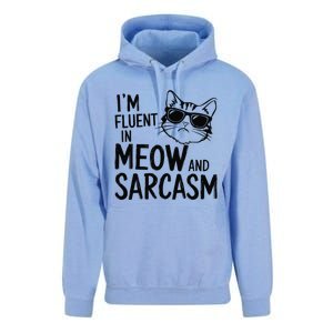 Cat Sarcasm Idea For A Cat Lady Or Cat Person Unisex Surf Hoodie