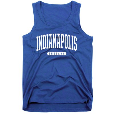 College Style Indianapolis Indiana Souvenir Gift Indy Gift Tank Top