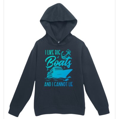 Cruise Ship I Like Bog Boats And I Cannot Lie Funny Great Gift Urban Pullover Hoodie