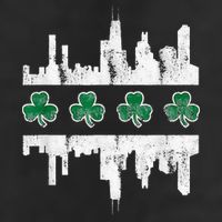 Chirish Southside Irish St Patricks Day Chicago 7 Panel Mesh Trucker Snapback Hat