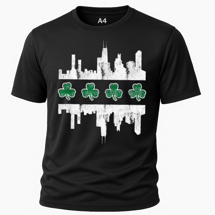 Chirish Southside Irish St Patricks Day Chicago Cooling Performance Crew T-Shirt