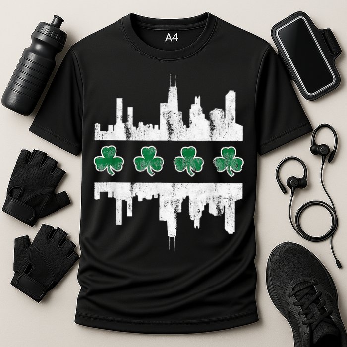 Chirish Southside Irish St Patricks Day Chicago Cooling Performance Crew T-Shirt