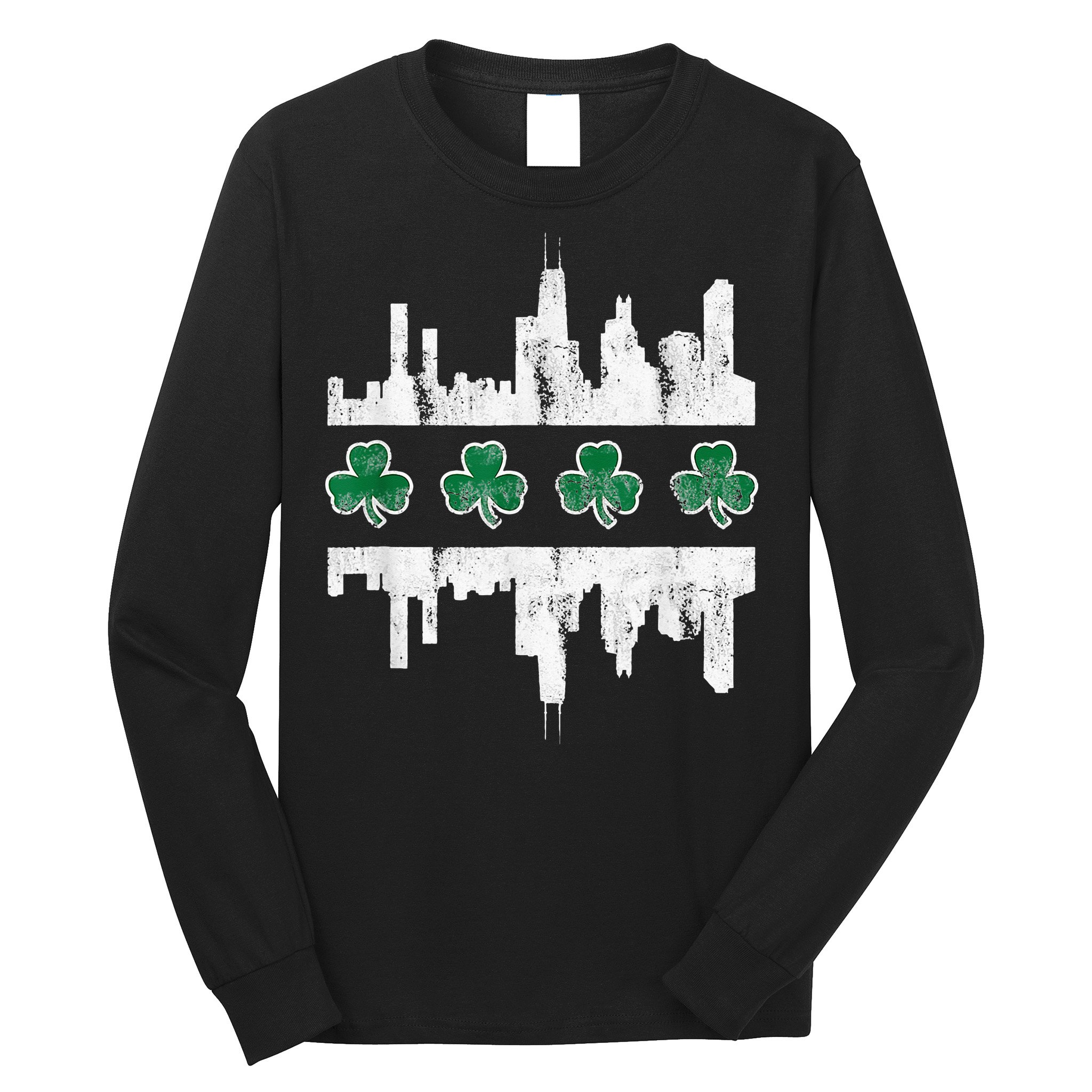 Chirish Southside Irish St Patricks Day Chicago Long Sleeve Shirt