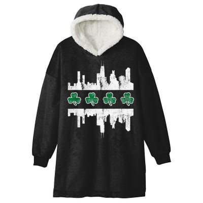 Chirish Southside Irish St Patricks Day Chicago Hooded Wearable Blanket