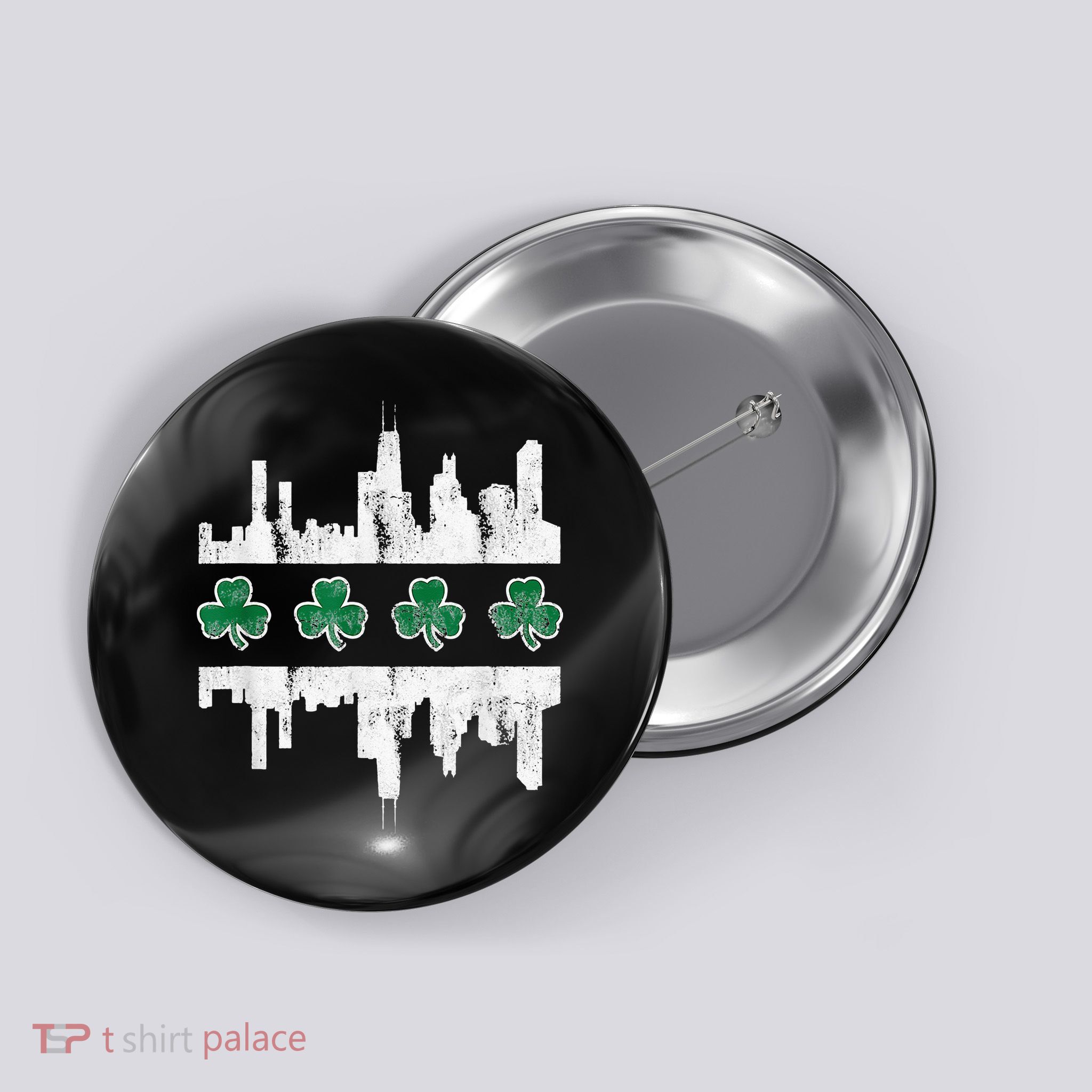 Chirish Southside Irish St Patricks Day Chicago Button