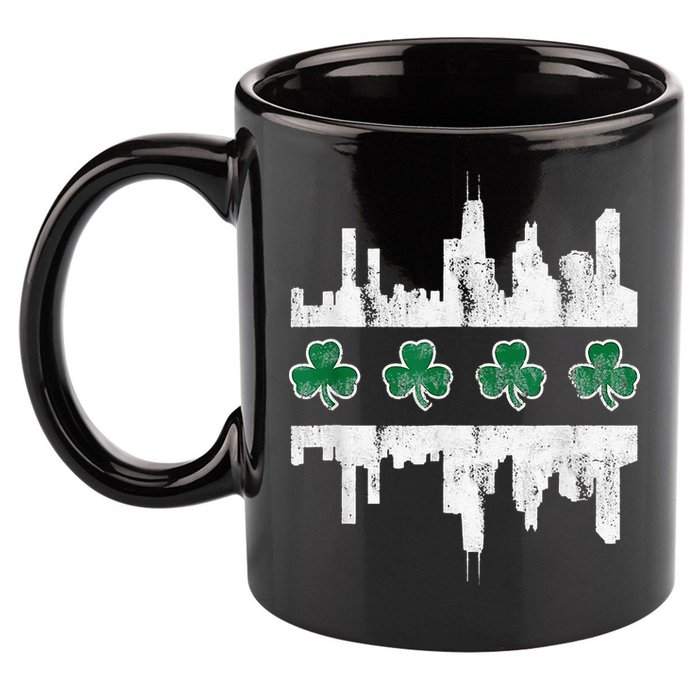 Chirish Southside Irish St Patricks Day Chicago 11oz C Handle Ceramic Mug