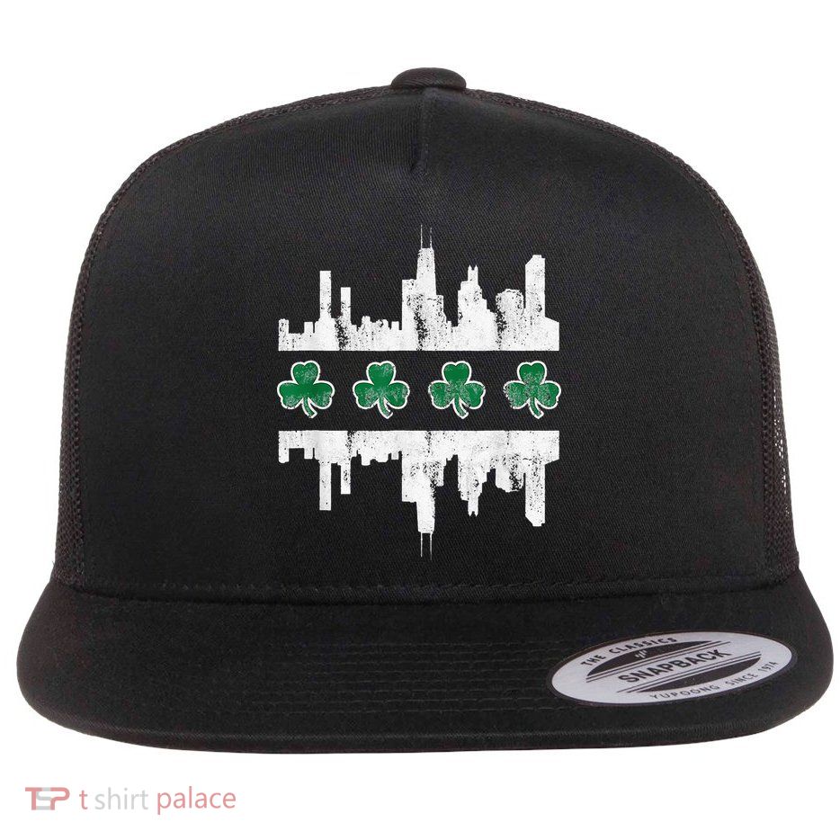 Chirish Southside Irish St Patricks Day Chicago Flatbill Hat