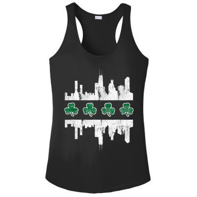 Chirish Southside Irish St Patricks Day Chicago Ladies PosiCharge Competitor Racerback Tank