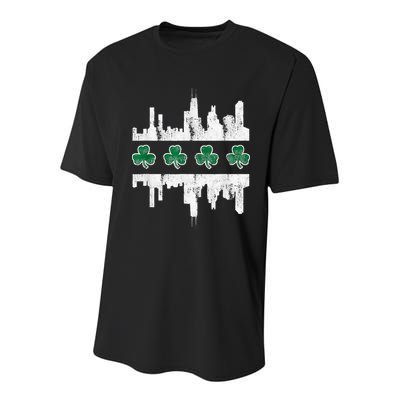 Chirish Southside Irish St Patricks Day Chicago Youth Performance Sprint T-Shirt