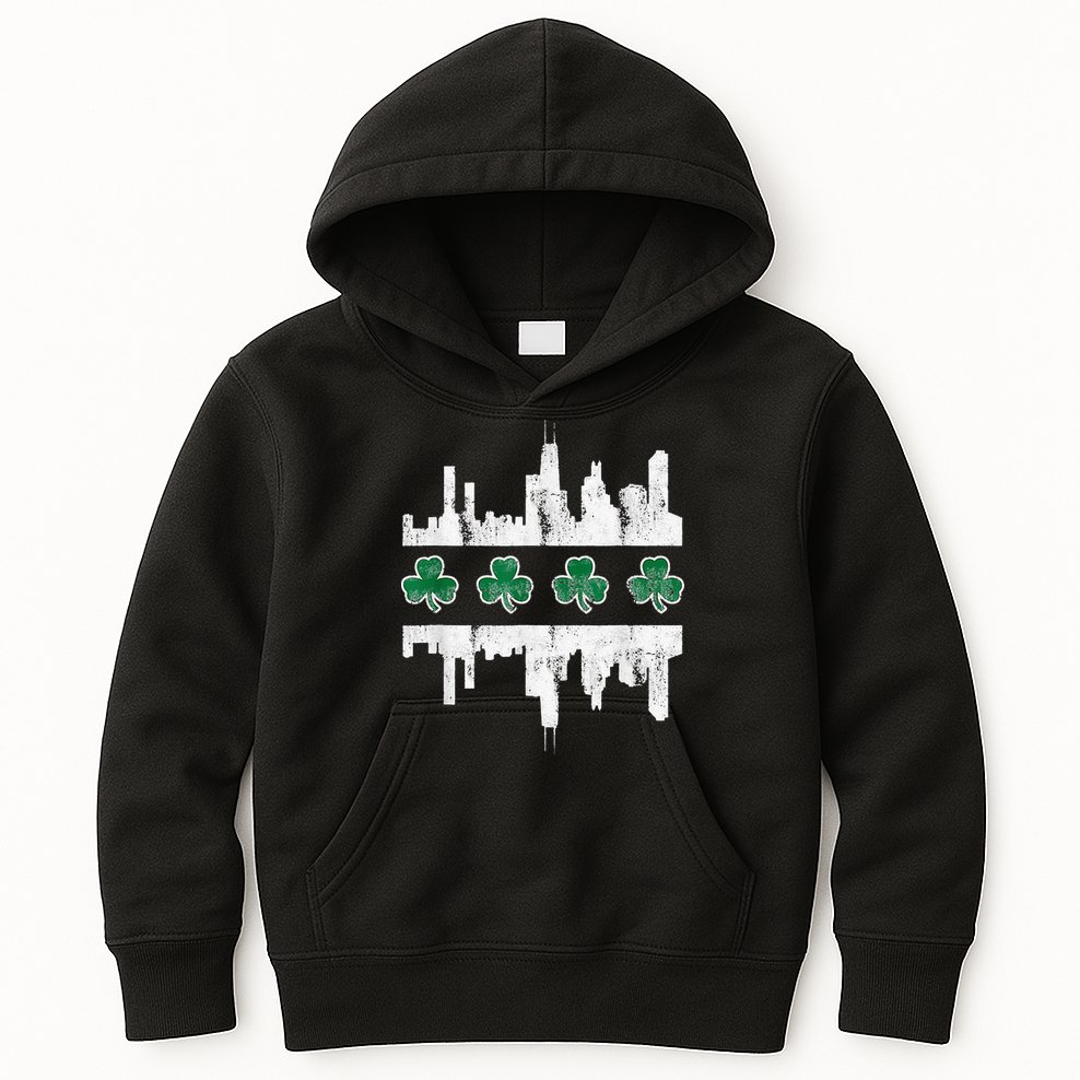 Chirish Southside Irish St Patricks Day Chicago Kids Hoodie